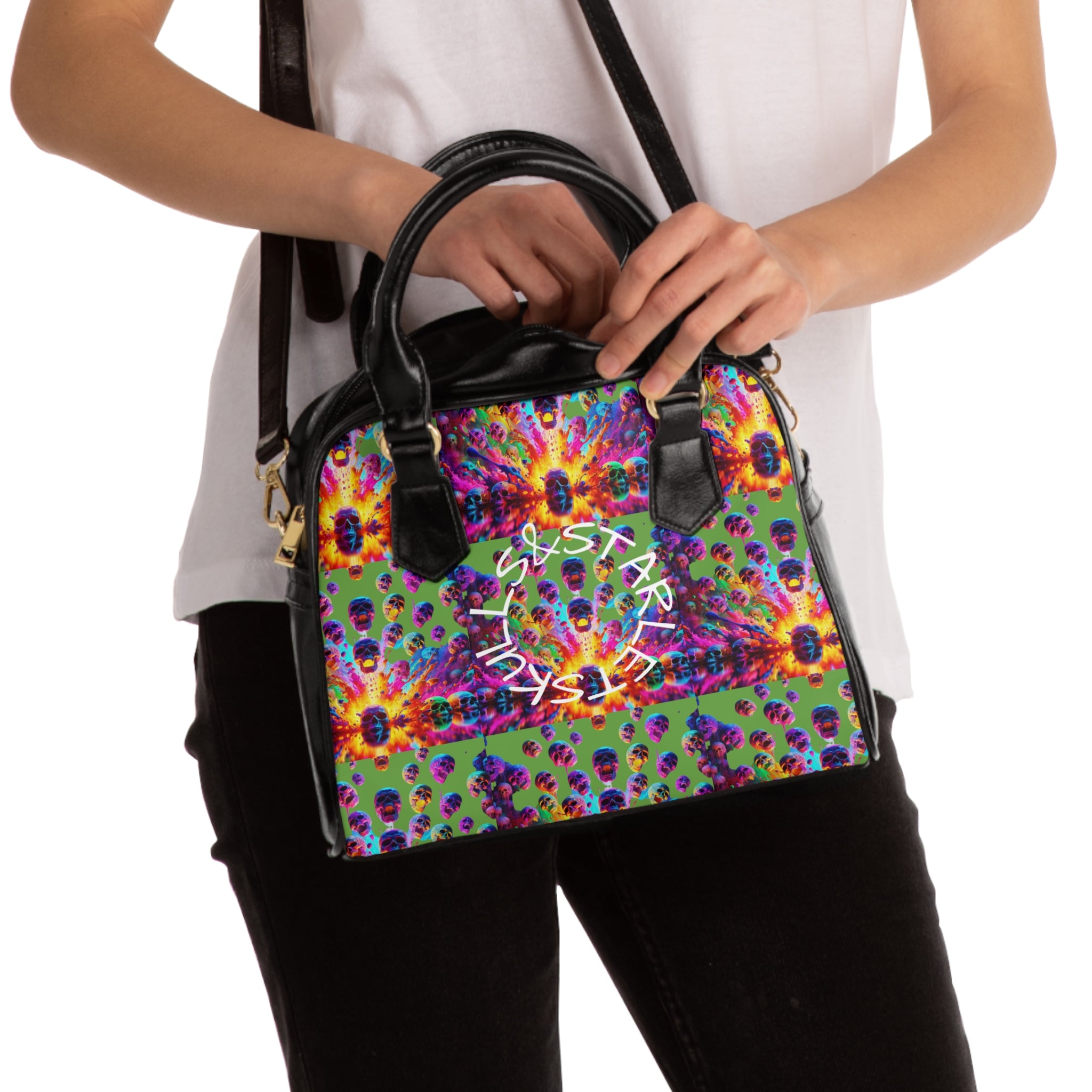 Bohemian Shoulder Handbag, Colorful Art Tote, Festival Bag, Everyday Purse, Unique Gift for Women