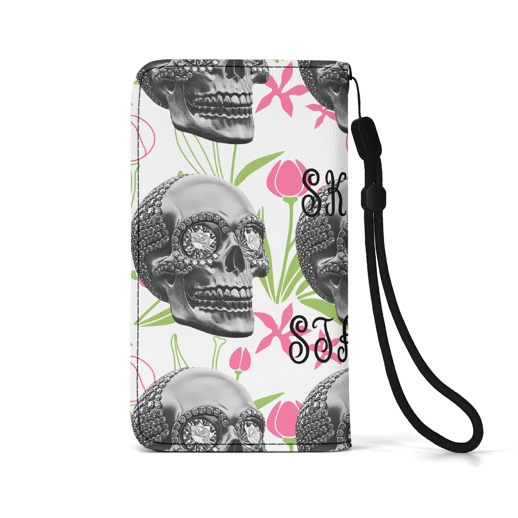 Black Phone Flip Case PU Leather Cover for Most Mobile Phone Models