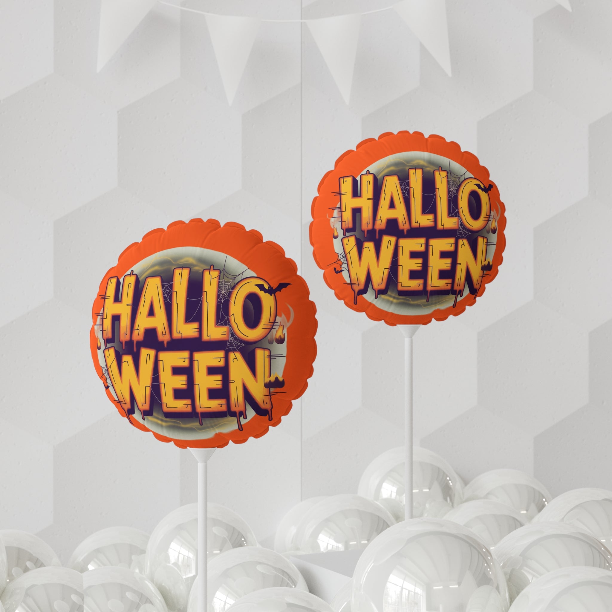 Balloon (Round and Heart-shaped) - Halloween Balloon 11"