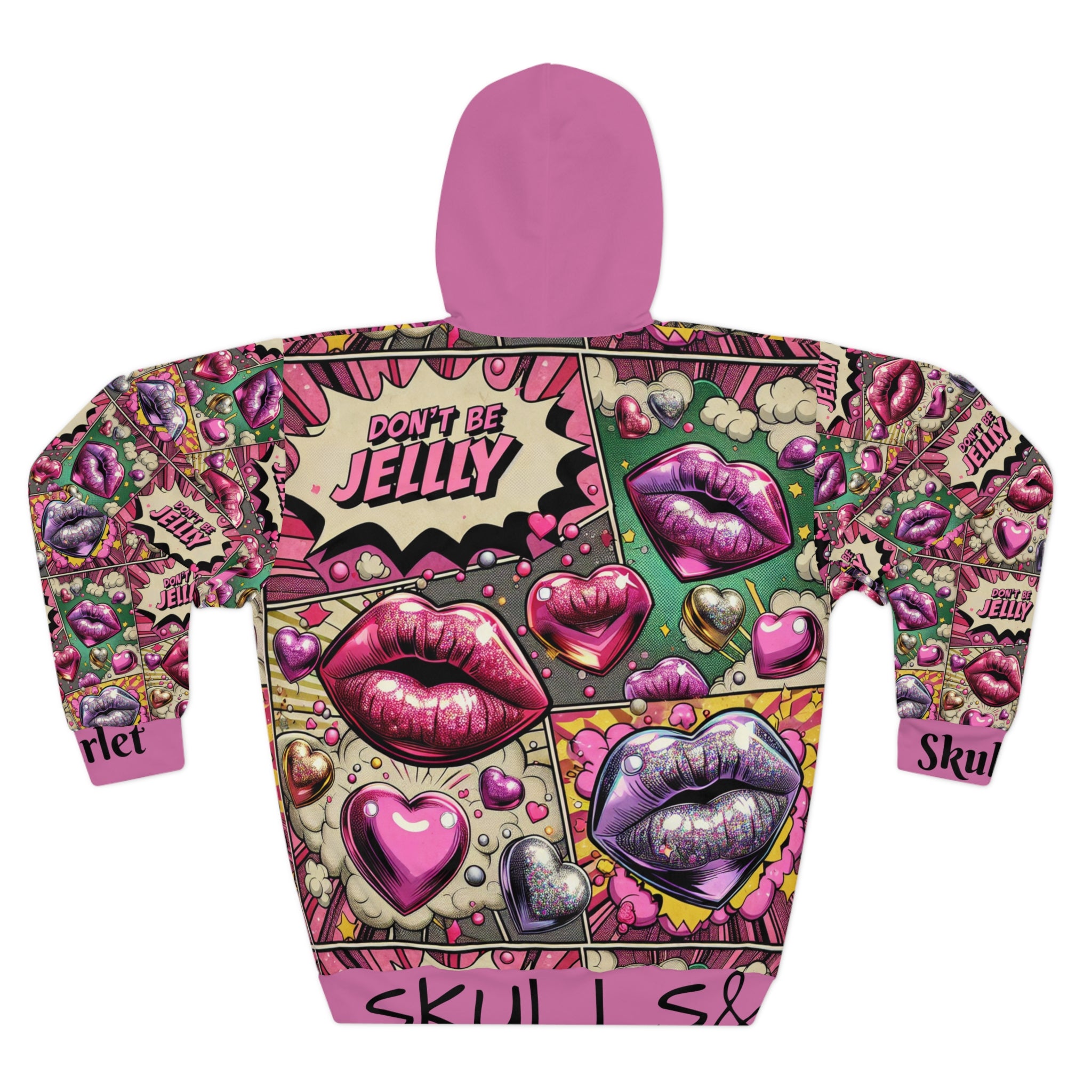 Colorful Graphic Hoodie with Heart and Lip Design, Unique Pullover, Perfect Gift for Valentine’s Day, Trendy Streetwear, Everyday [...]