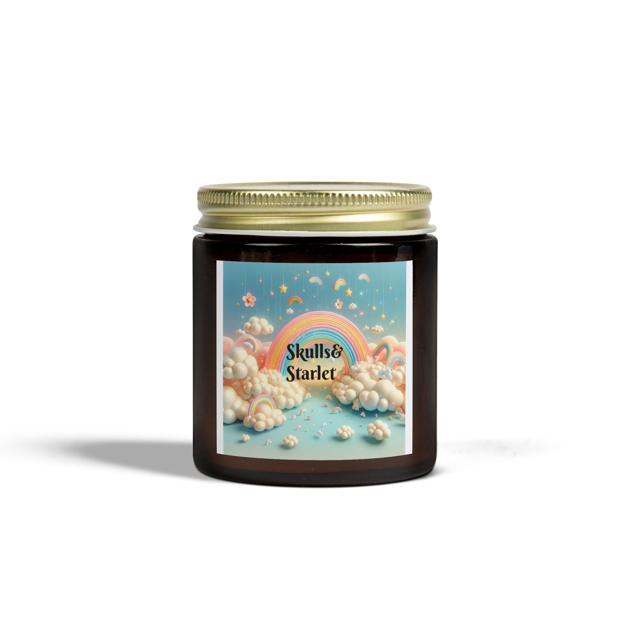 Colorful Rainbow scented candle
