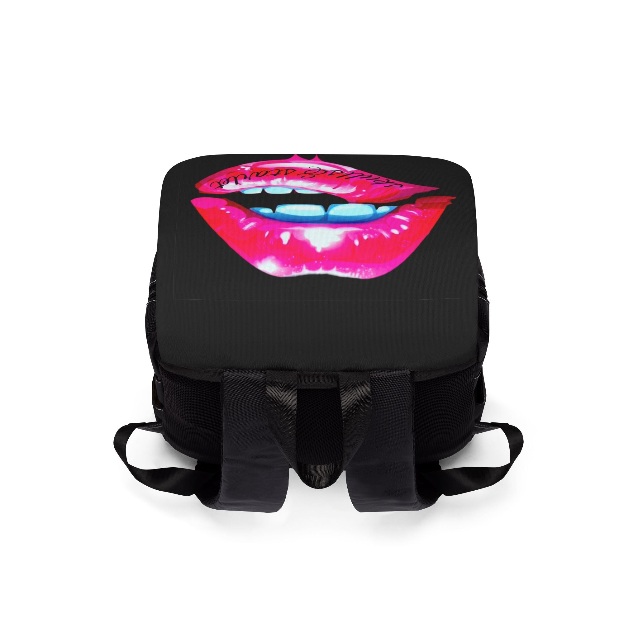 Bold Graphic Shoulder Backpack, Trendy Daypack, Stylish Handbag, Casual School Bag, Everyday Travel Pack, Unique Gift Idea